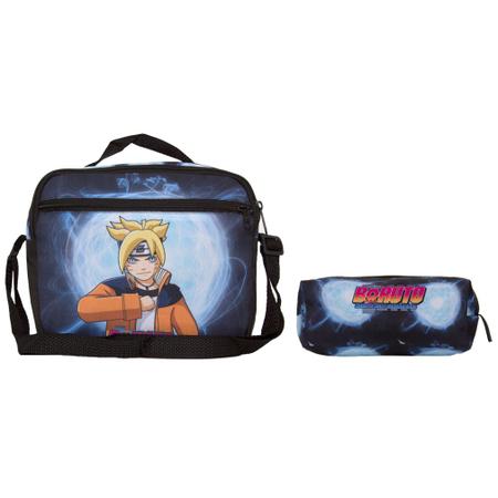 Mochila Infantil Juvenil Menino Desenho Boruto Tam G Passeio na