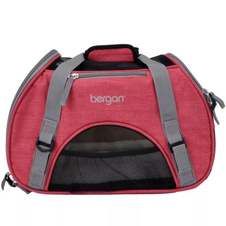 Bolsa De Transporte Bergan Comfort Carrier Mala de Viagem Avião Para Cães e Gatos Grande- Rosa - Coastal Imagem de Bolsa De Transporte Bergan Comfort Carrier Mala de Viagem Avião Para Cães e Gatos Grande- Rosa