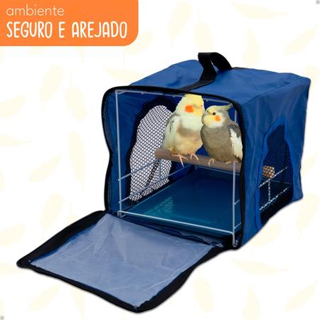 Imagem de Bolsa de Transporte para Calopsita Aves Pássaro Gaiola de Viagem