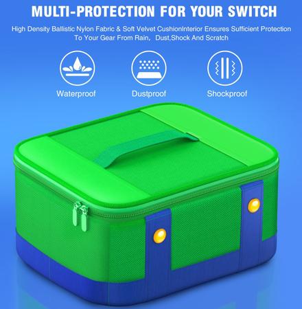 Imagem de Bolsa de transporte para Nintendo Switch (verde)