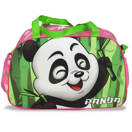 Bolsa transversal infantil fofa de panda de desenho animado bolsas