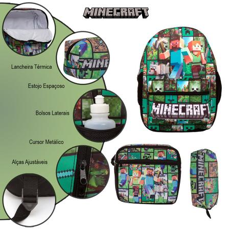 Mochila escolar jogo Minecraft - Short Fuse