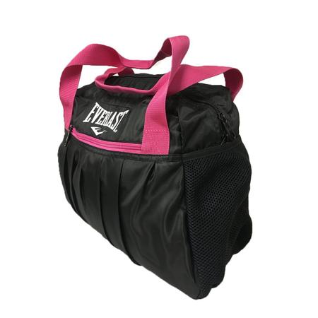 Bolsa Everlast Feminina Preto Rosa Bolsa Mochila Esportiva