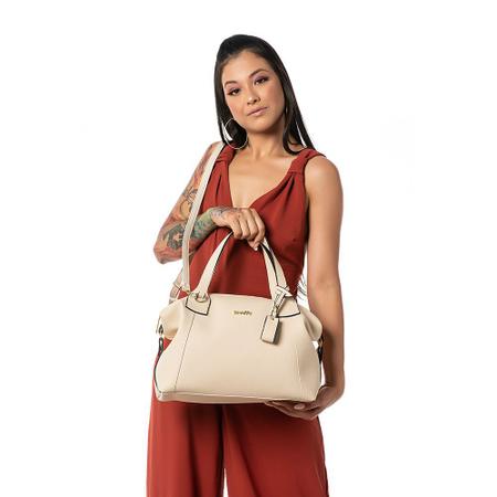 Imagem de Bolsa Feminina Baú Grande, Alça de Mão/Transversal Zíper