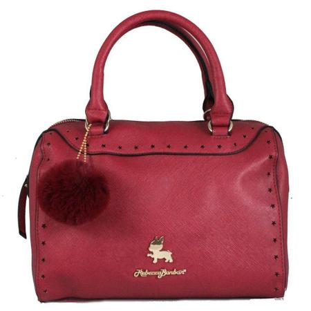 Imagem de Bolsa Feminina Baú Rebecca Bonbon RB3802 Vermelho