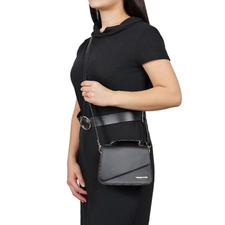 Imagem de Bolsa feminina kit 2 bolsas alça transversal