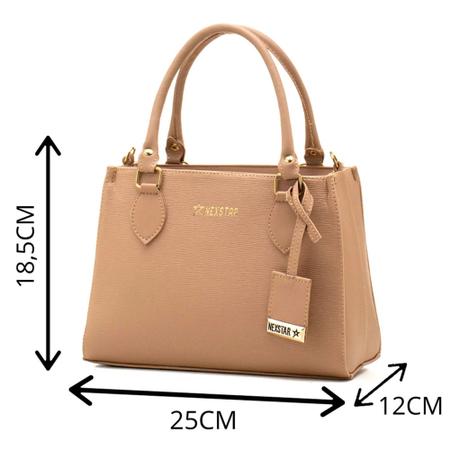 Bolsa Feminina Lorena L1 Baú Média Transversal De Mão - NXT - Bolsas -  Magazine Luiza