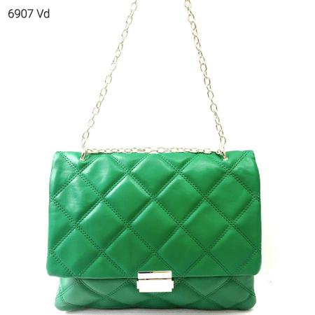 Bolsa Feminina Wk Transversal Matelassê Verde Água