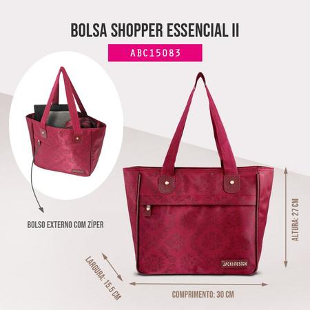 Imagem de Bolsa Feminina Shopper Essencial 2 Jacki Design