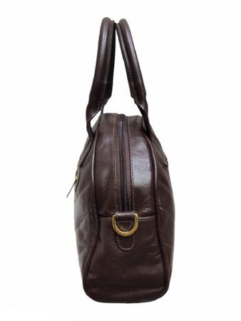 Bolsa feminina tote couro mirian castro 1853 marrom Imagem de Bolsa feminina tote couro mirian castro 1853 marrom