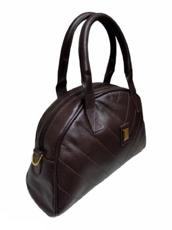 Bolsa feminina tote couro mirian castro 1853 marrom Imagem de Bolsa feminina tote couro mirian castro 1853 marrom