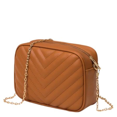 Bolsa Feminina Transversal Bordada Alça de Corrente - Star Shop Imagem de Bolsa Feminina Transversal Bordada Alça de Corrente
