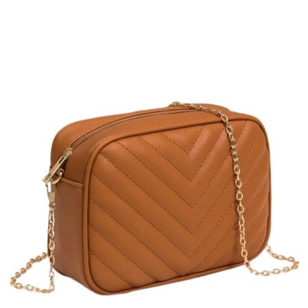 Bolsa Feminina Transversal Bordada Alça de Corrente - Star Shop Imagem de Bolsa Feminina Transversal Bordada Alça de Corrente