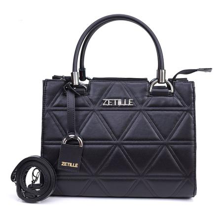 Imagem de Bolsa Feminina Transversal Grande Abratium Triangulo Zetille