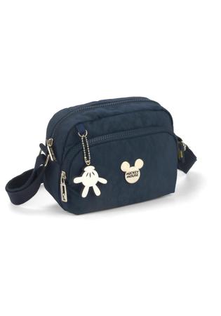 Imagem de Bolsa Feminina Transversal Mickey Cor Azul Linda!