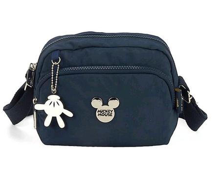 Imagem de Bolsa Feminina Transversal Mickey Cor Azul Linda!