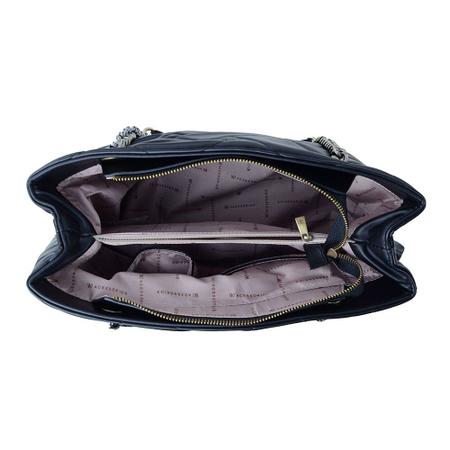 Imagem de Bolsa Feminina WJ Satchel Grande Matelasse Preta - 45563