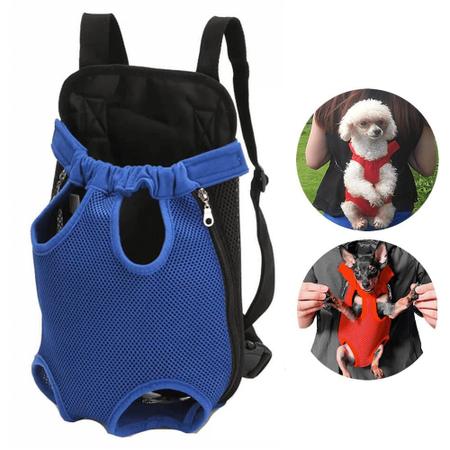 Imagem de Bolsa Frontal Mochila Canguru Passeio Pet Viagem Cão Gato