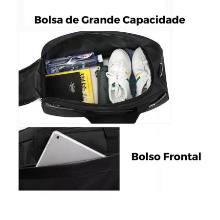 Imagem de Bolsa Grande Tranversal Mala Impermeável Prática