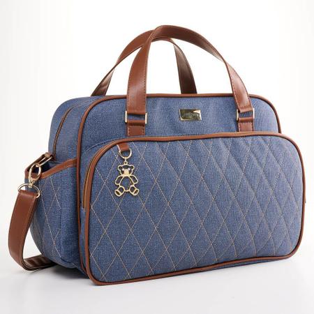 Imagem de Bolsa maternidade chicago jeans just baby