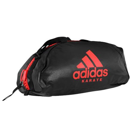 Bolsa Mochila Adidas Karate 2in1 Poli ster Preto Vermelho Bolsa