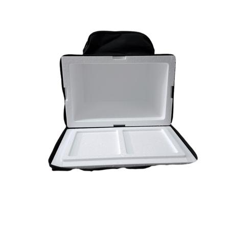 Imagem de Bolsa Mochila Entregador Isopor Térmica para Pizza 45cm 60litros