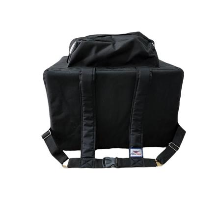 Imagem de Bolsa Mochila Entregador Isopor Térmica para Pizza 45cm 60litros