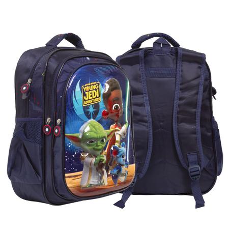 Imagem de Bolsa Mochila Escolar Star Wars Juvenil Resistente Passeio