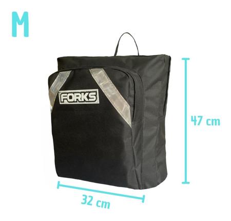 Imagem de Bolsa Mochila Motoboy Motoqueiro Impermeável Lona Resinada