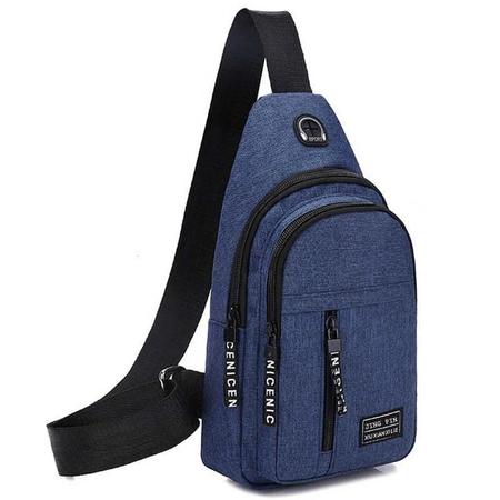 Imagem de Bolsa Multifuncional Crossbody para Homens - Bolsa de Ombro e Peitoral para Viagem