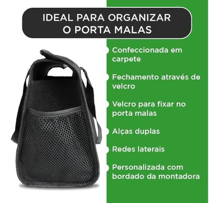 Bolsa Organizadora Porta Malas Para Jac Motors Preto - ZP Automotive Imagem de Bolsa Organizadora Porta Malas Para Jac Motors Preto