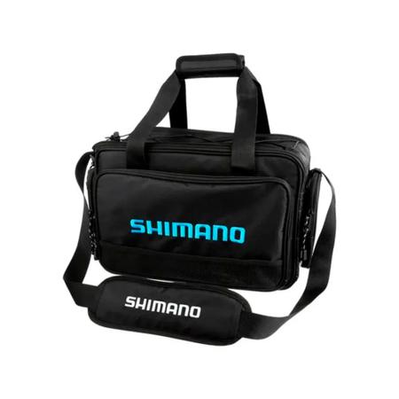 Imagem de Bolsa Pesca Shimano Baltica 4 Estojos Tam - G Preto/azul