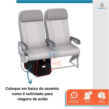 Imagem de Bolsa Pet para Transporte Passeio Avião Viagem