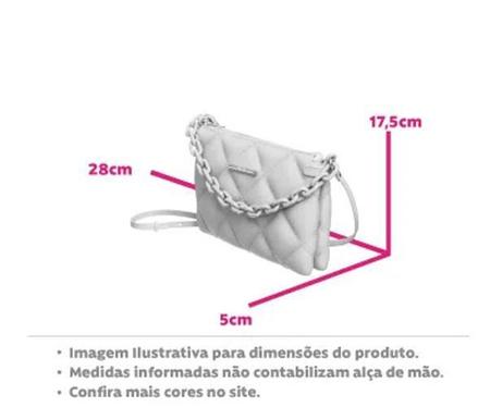 Imagem de Bolsa Petite Jolie Transversal Feminina Divisória De Mão