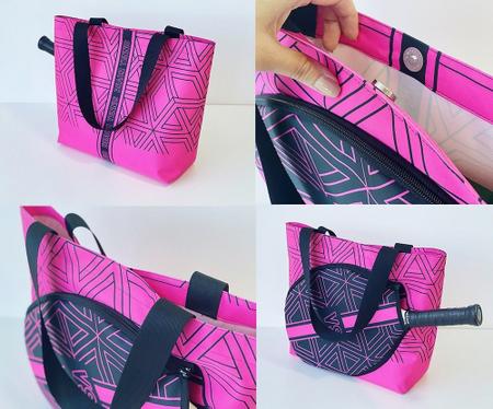 pink tennis bolsa