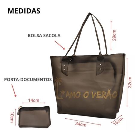 Imagem de Bolsa Saco Para Praia E Piscina Necessaire Viagem