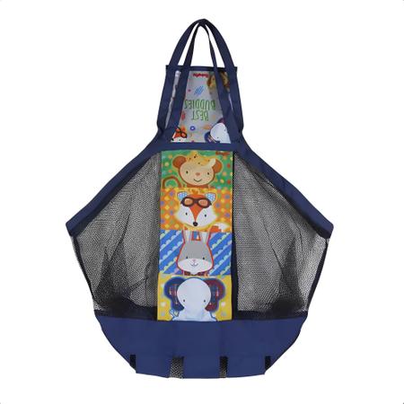 Imagem de Bolsa Sacola Multiuso Para Brinquedos Passeios com Alça Natureza Infantil  BabyGo - 01490