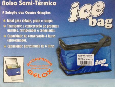 Imagem de Bolsa Semi Térmica Ice Bag 6 Lts