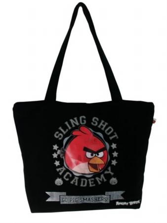 Imagem de Bolsa Shopping Angry Birds Preta Santino (SKU9803)