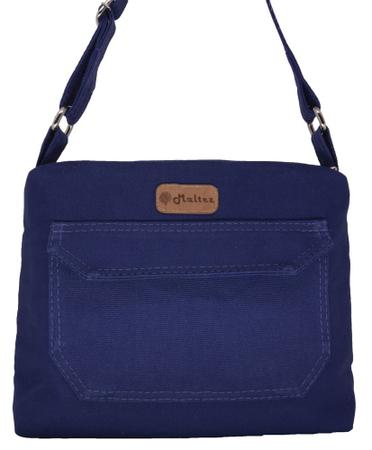 Bolsa Tereza com Lenço-pompom Marinho - Fábio Maltez - Fabio Maltez Imagem de Bolsa Tereza com Lenço-pompom Marinho - Fábio Maltez