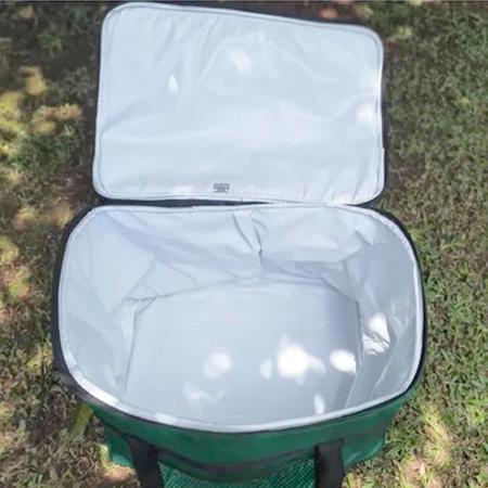 Imagem de Bolsa Térmica Cooler 33 Litros Grande Para Cerveja Bebida Latinha Garrafa Camping Praia Viagem Lanche Marmita Freezer