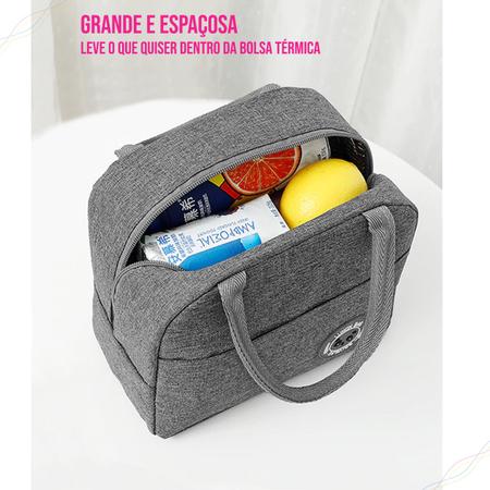 Imagem de Bolsa Térmica Lancheira Lunch Bag para Marmita Viagem Adulto Infantil Panda Brivilas