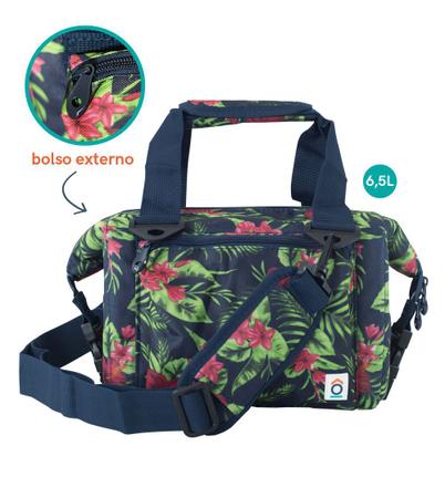 floral cooler bolsa
