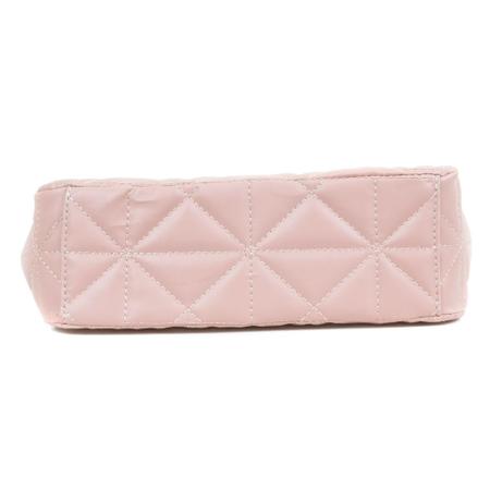 Imagem de Bolsa Tira Colo Feminina Alça Corrente Moderna Versátil Rosa