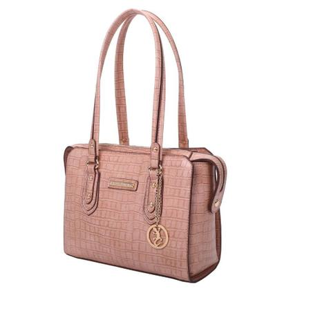 Imagem de Bolsa Tote Grande Fellipe Krein SS23 Croco - Papaya