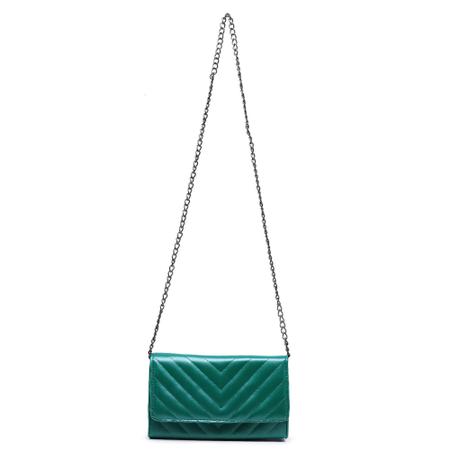 Imagem de Bolsas Femininas Clutch Pequena Metalizada Matelasse CM SHOES