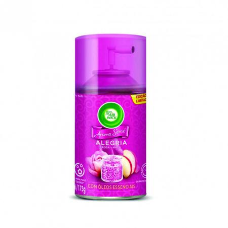 Imagem de Bom ar fresh aroma sense alegria - rosa maca refil 250ml