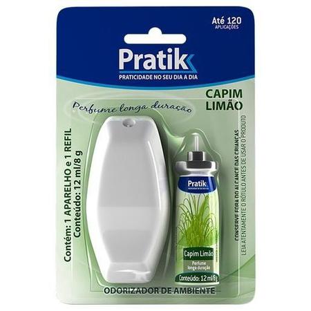 Imagem de Bom Ar Pratik Spray Aparelho Capim Limao 12ml