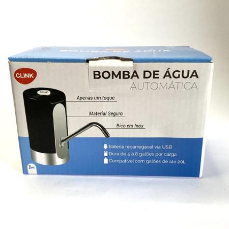 Bomba Água Mineral Torneira Garrafa Automática Elétrica Bateria Válvula  Sifão Bombear Galão Prático - Clink - Bomba para Galão de Água - Magazine  Luiza