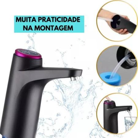 Imagem de Bomba de Água Elétrica para Galões de Água Mineral com Dispenser Automático